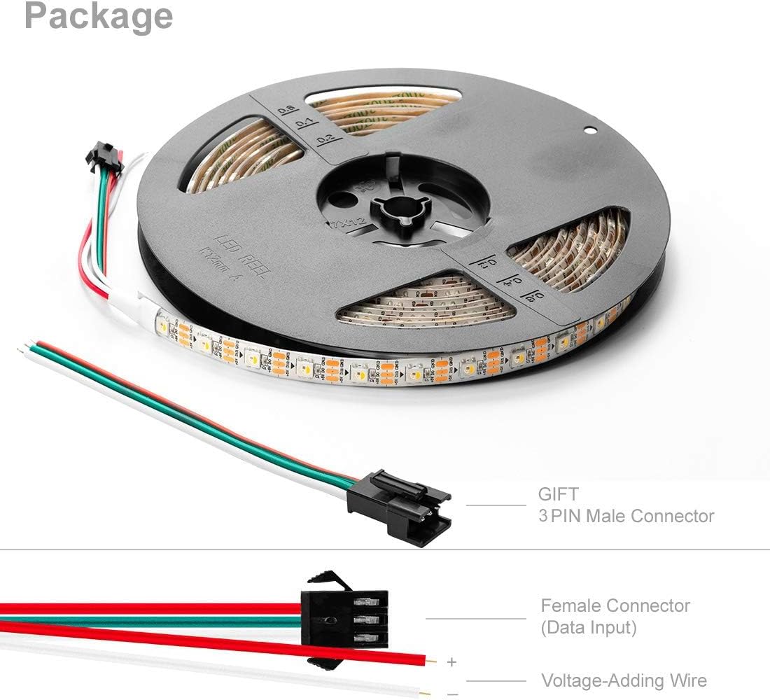 Btf-lighting SK6812RGBW Striscia LED 5m 60 LED/m - immagine 7