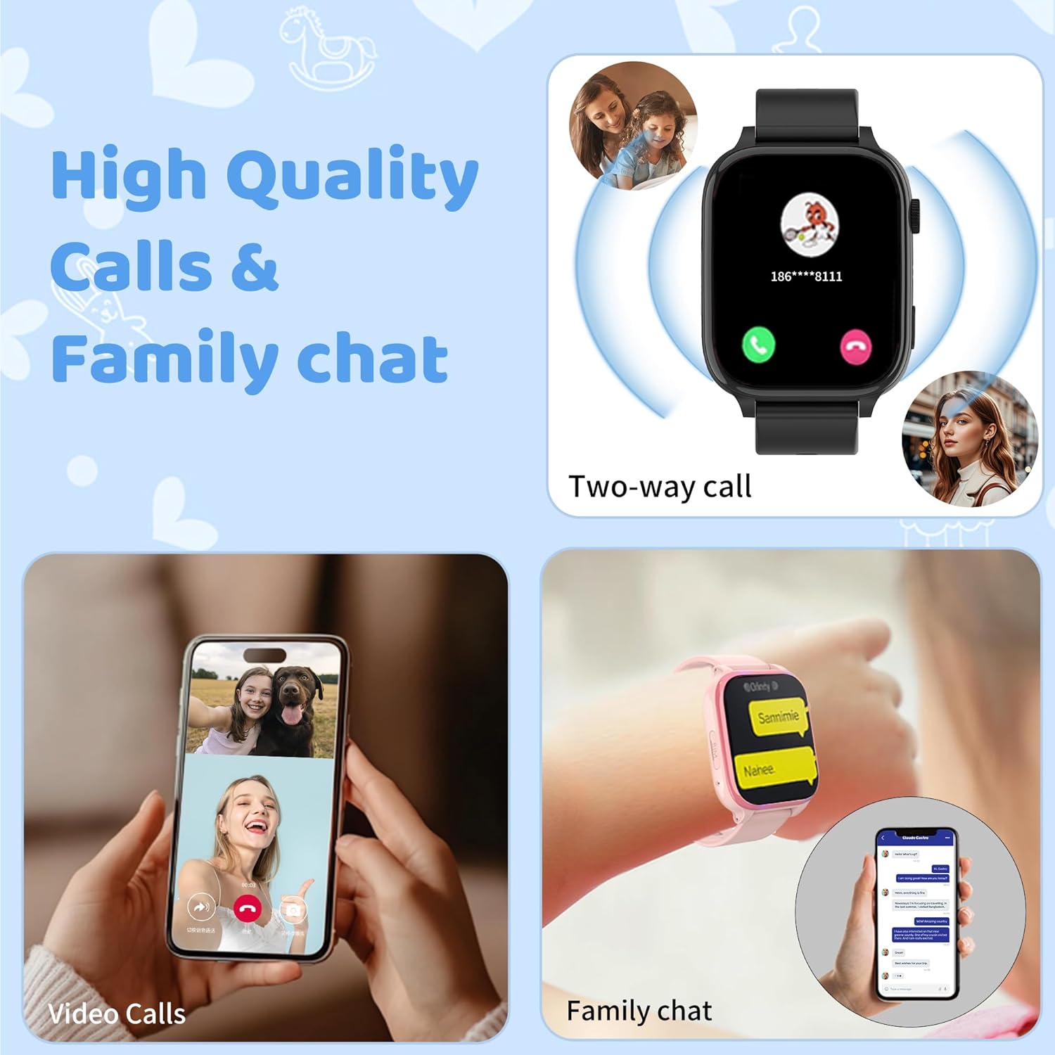 Smartwatch Bambini GPS 4G con Video e Chiamate - immagine 2