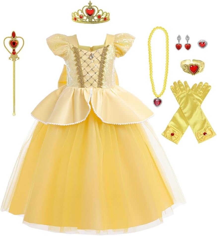 Lito Angels Vestito Costume da Principessa con Accessori - immagine 1
