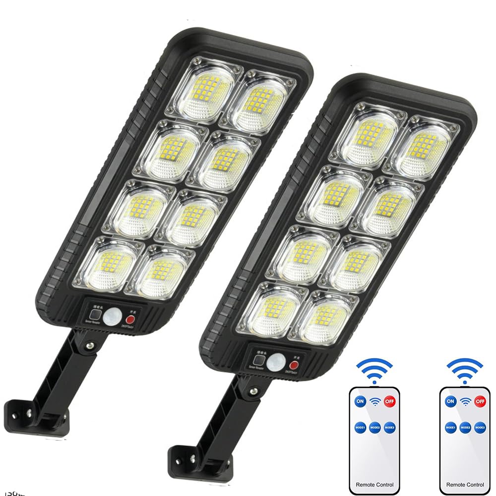 Lampione Solare Led Esterno 200 LED (2 Pezzi)