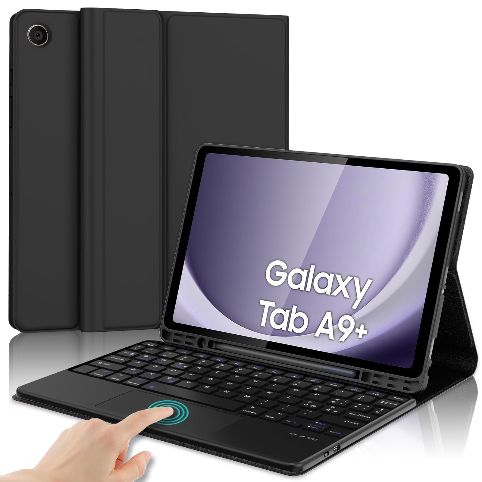 Iveoppe Tastiera Touchpad per Samsung Galaxy Tab A9 Plus 11"