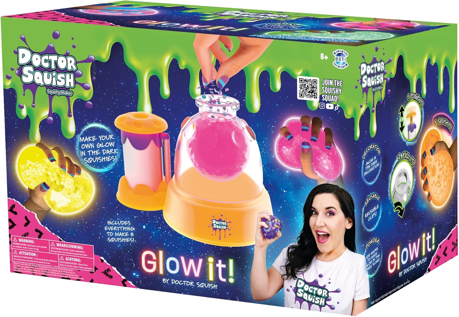 Doctor Squish Glow It! by Squishy Maker Station - immagine 5