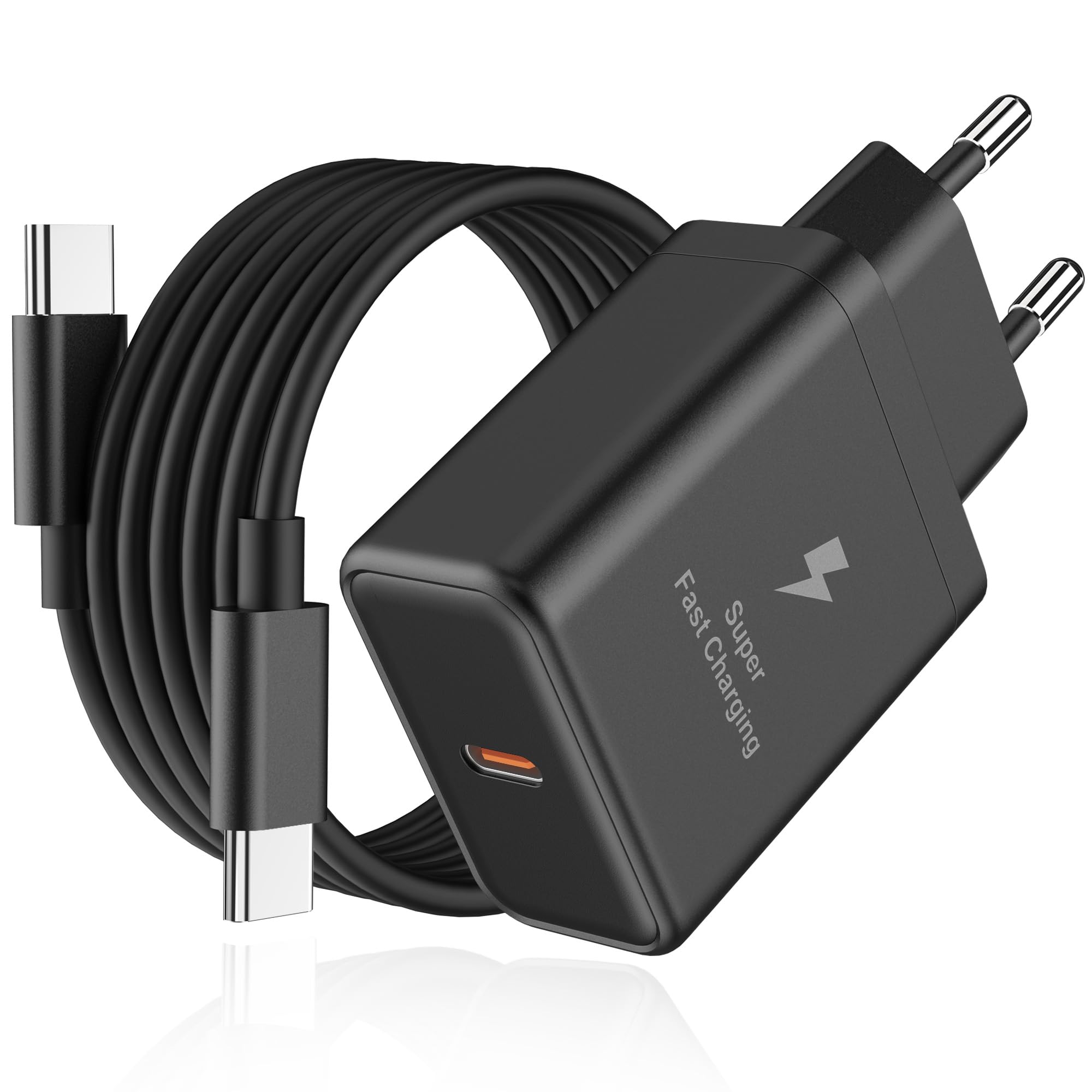 Poamnfn Caricatore USB-C 45W con Cavo 2M