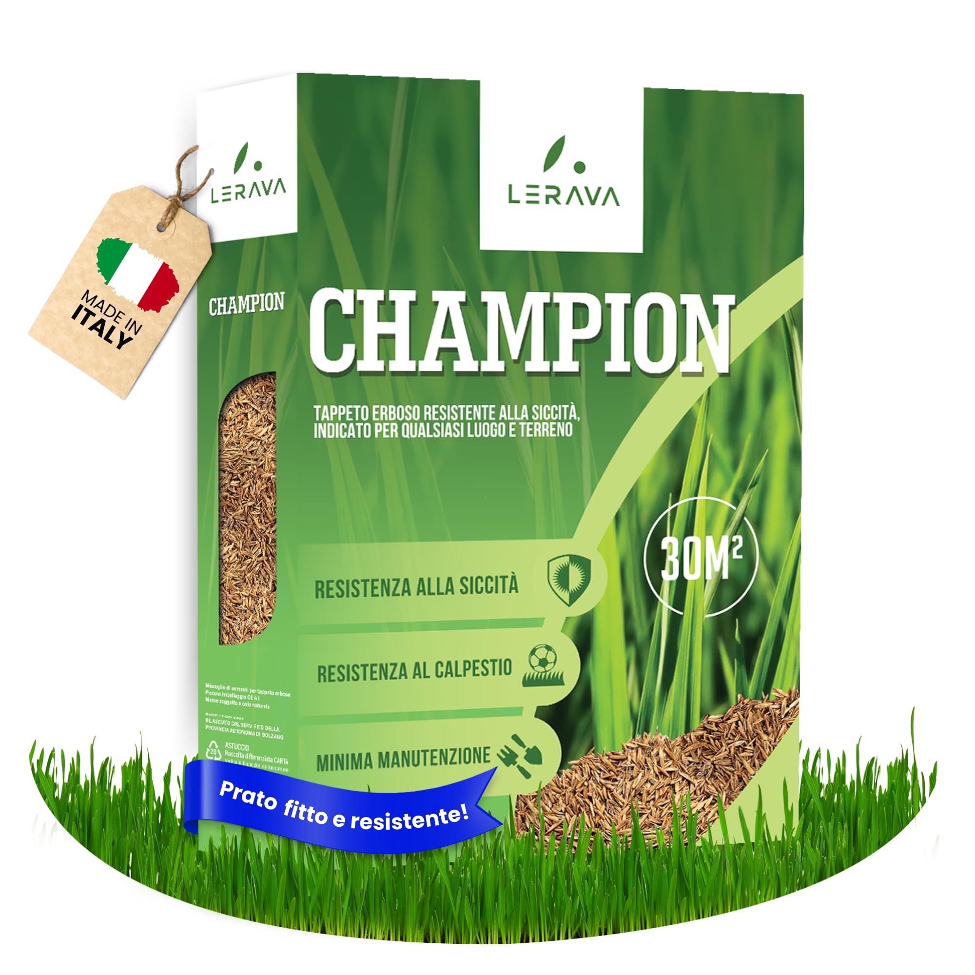 Lerava® CHAMPION - Semi Prato Resistente 30m²