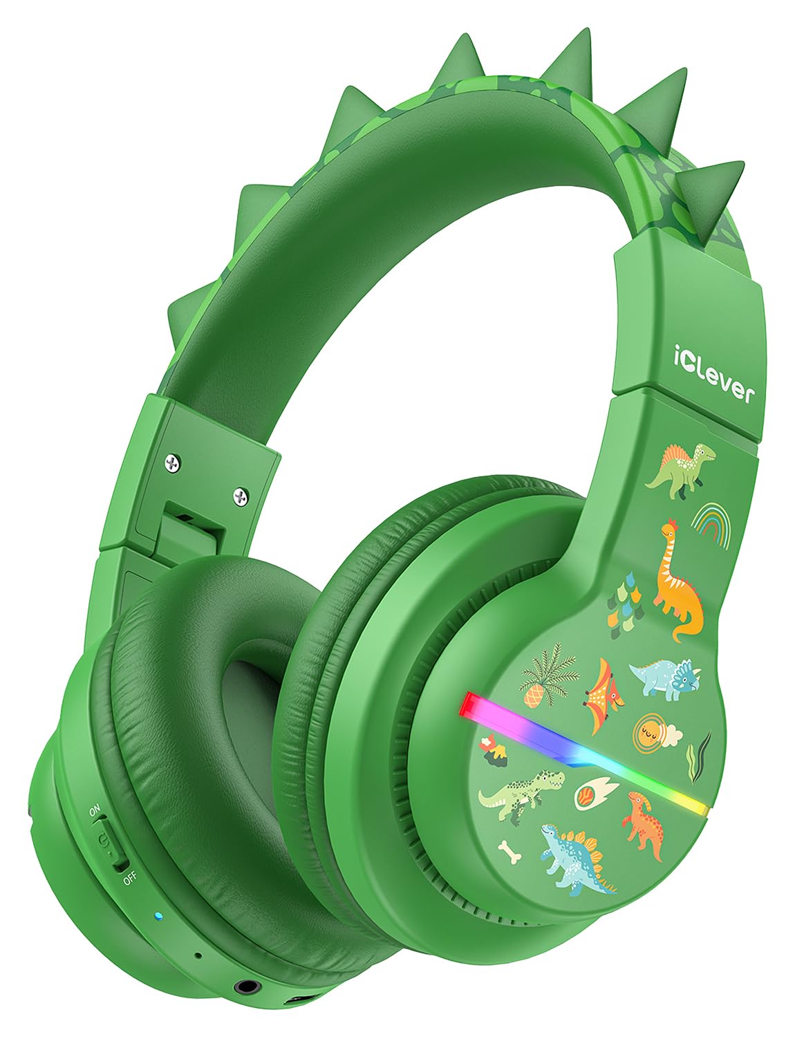 Iclever BTH12 - Cuffie Bluetooth Bambini 85h