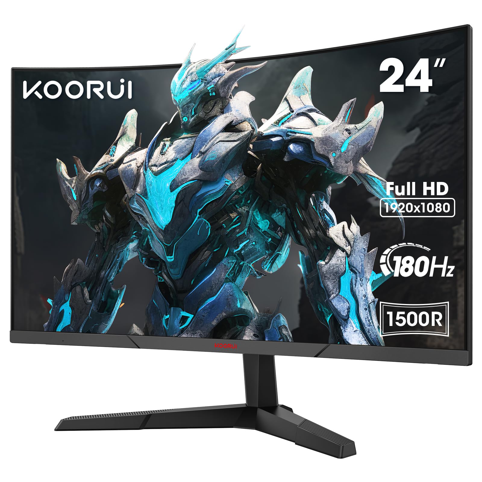 Koorui Monitor Gaming Curvo 24" FHD 180Hz IPS