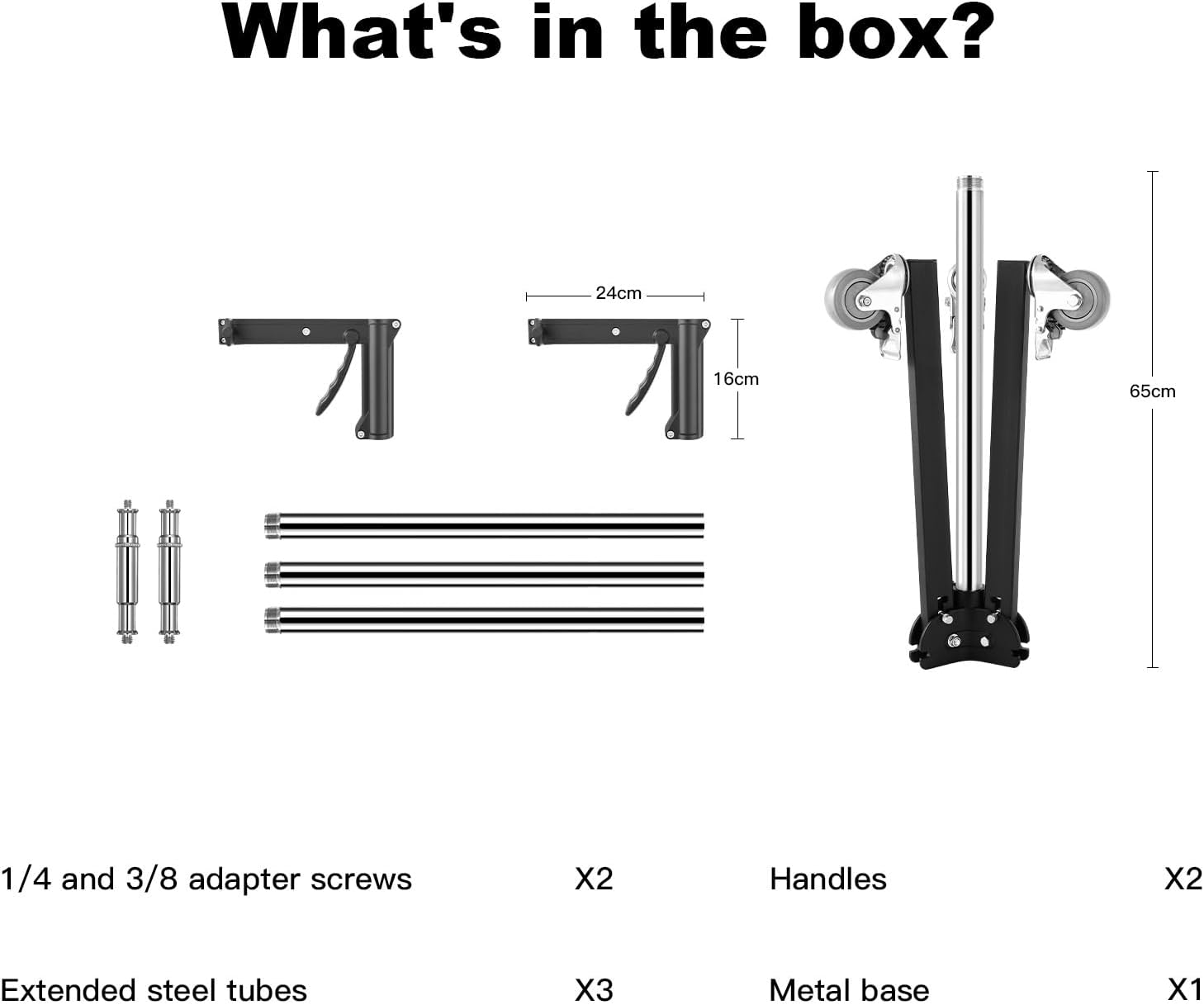 soonpho Metal Heavy Roll Stand Studio 240cm - immagine 7