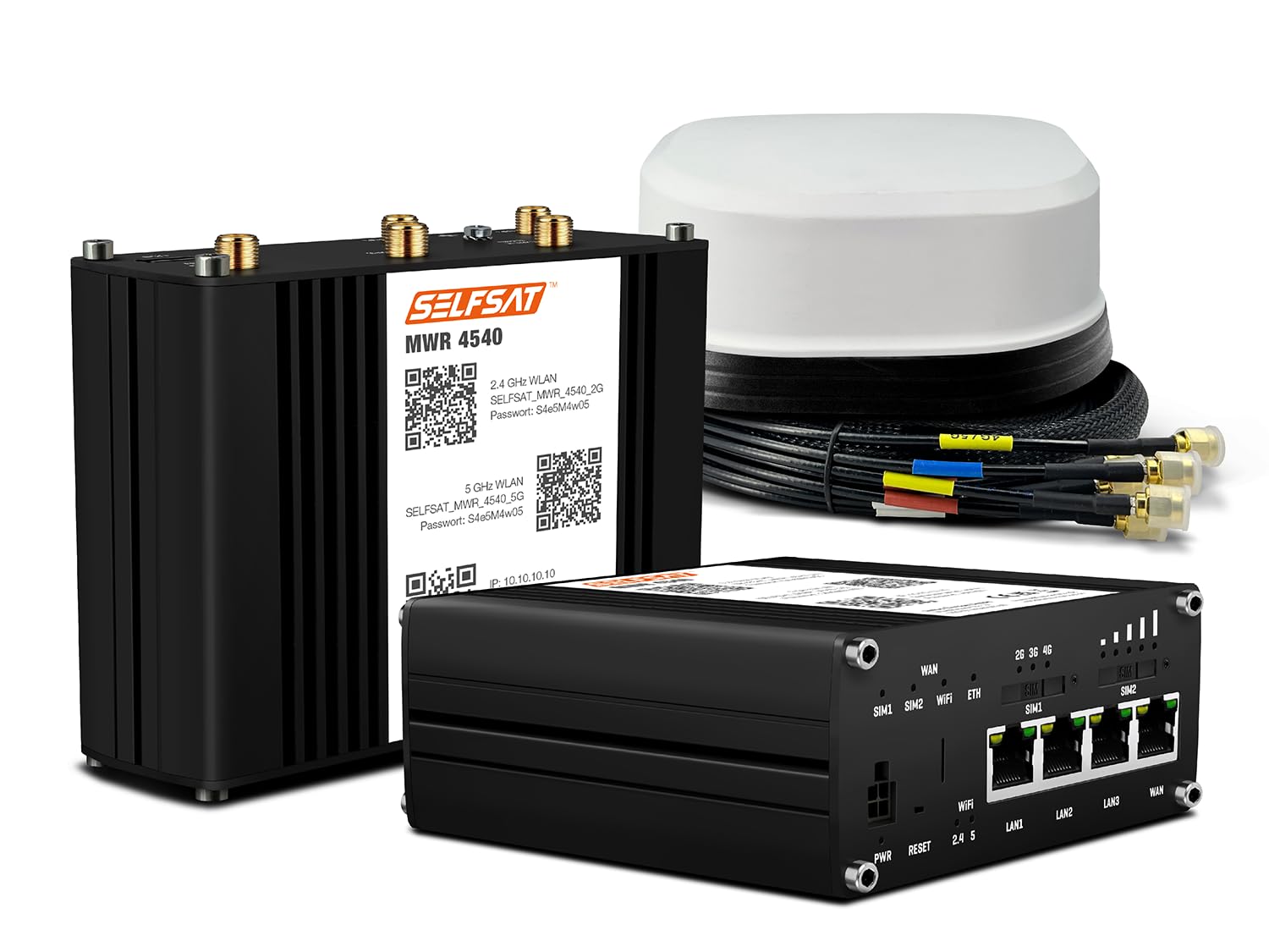 Selfsat MWR 4540 4G Cat 6 Router WLAN 300 Mbps