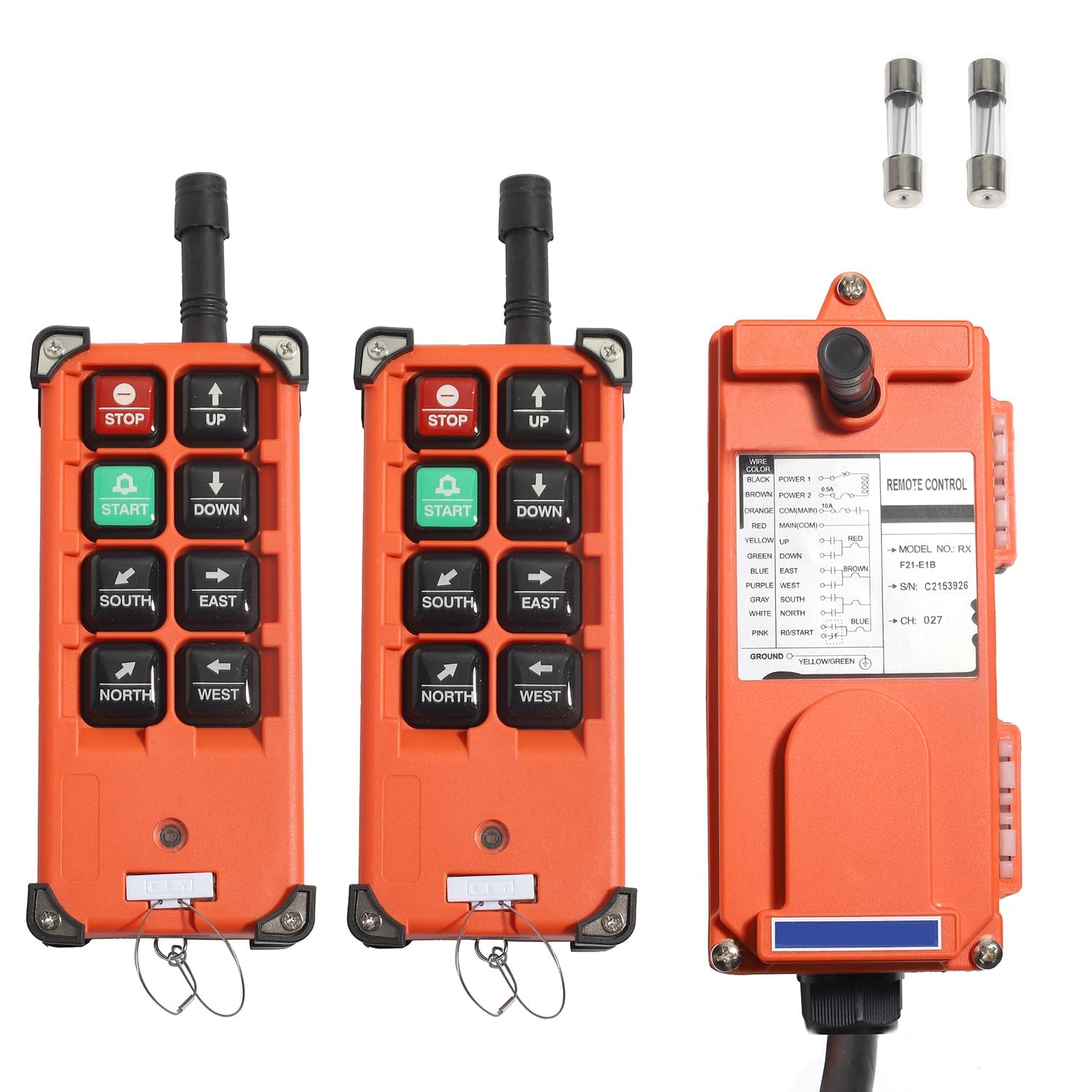 Telecomando Gru Wireless Industriale 12V 8 Pulsanti