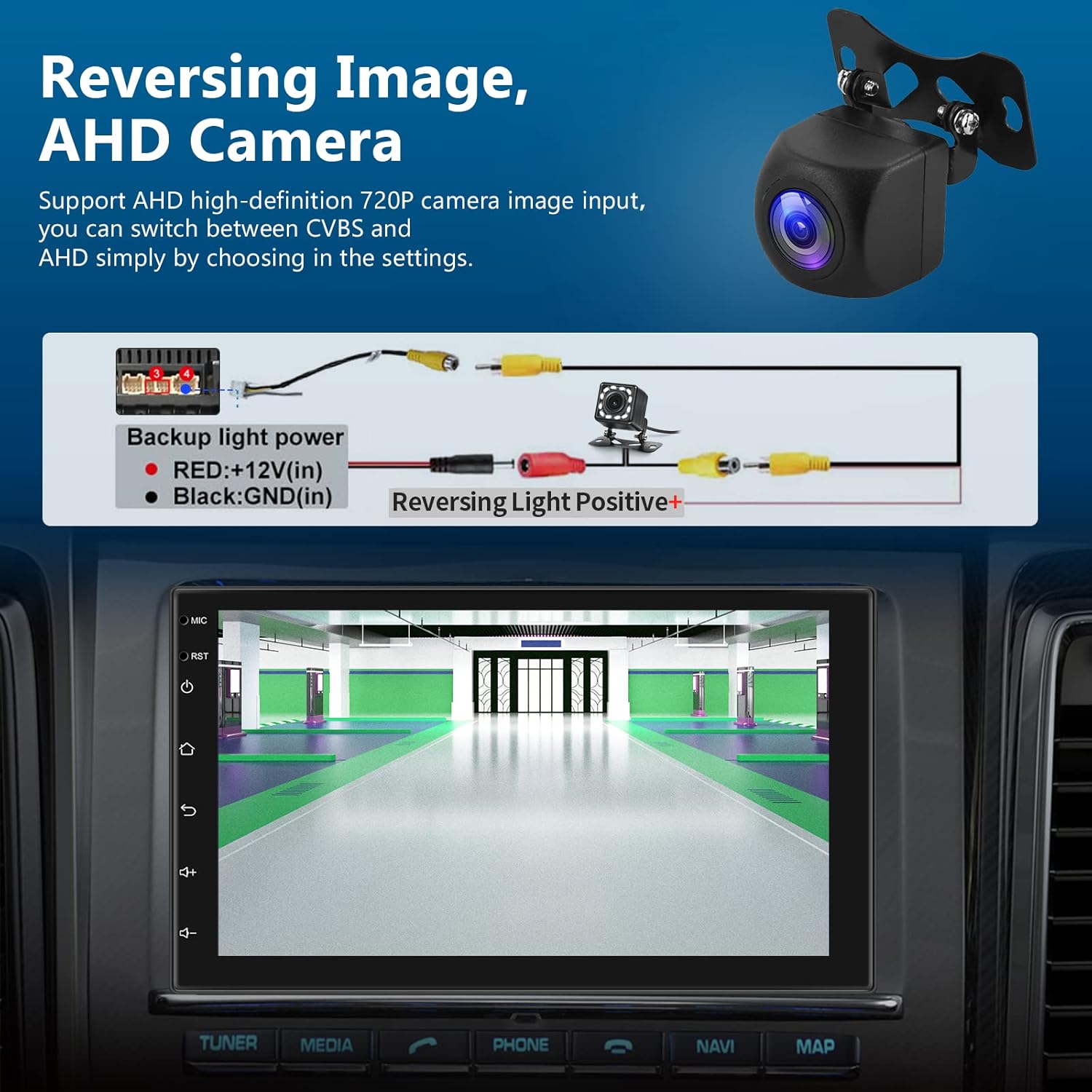 Autoradio Android 2 Din Wireless Carplay Android Auto - immagine 6