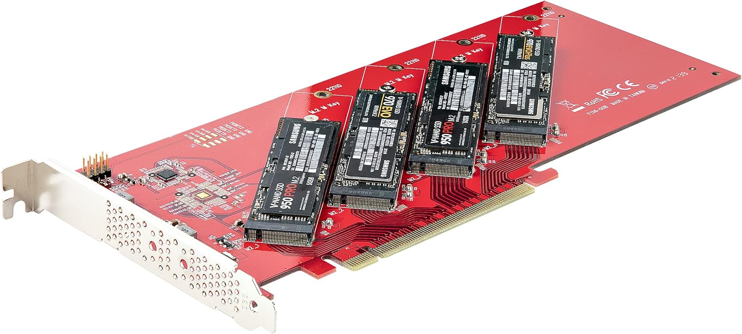 Startech.com Adattatore PCI Express M.2 NVMe x16 - immagine 8