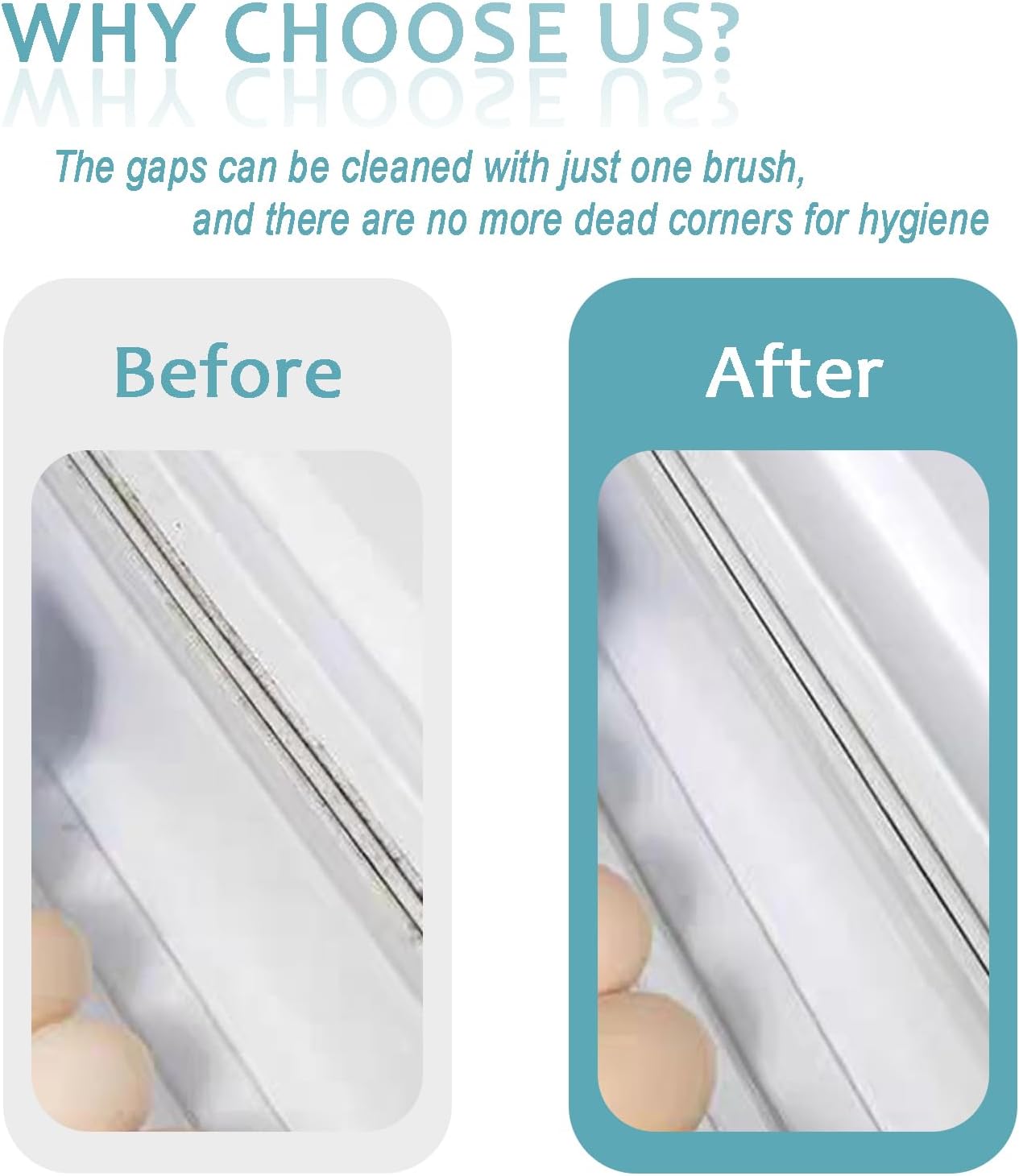 Spazzola per Pulizia Fughe Piastrelle - Set di 8 - immagine 6