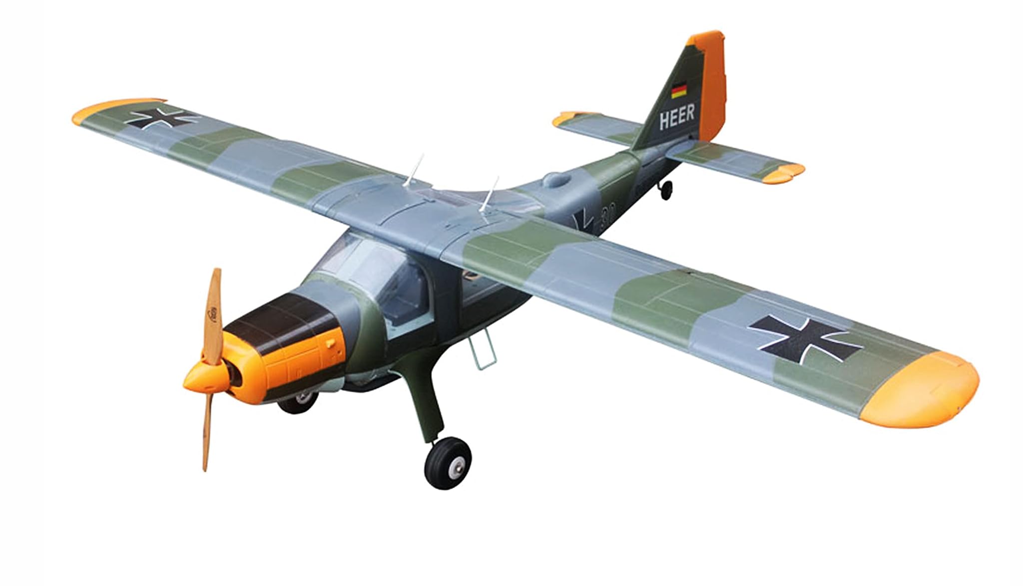 Amewi 24105 AMXflight DO-27 - Camouflage militare PNP EPO con telecomando