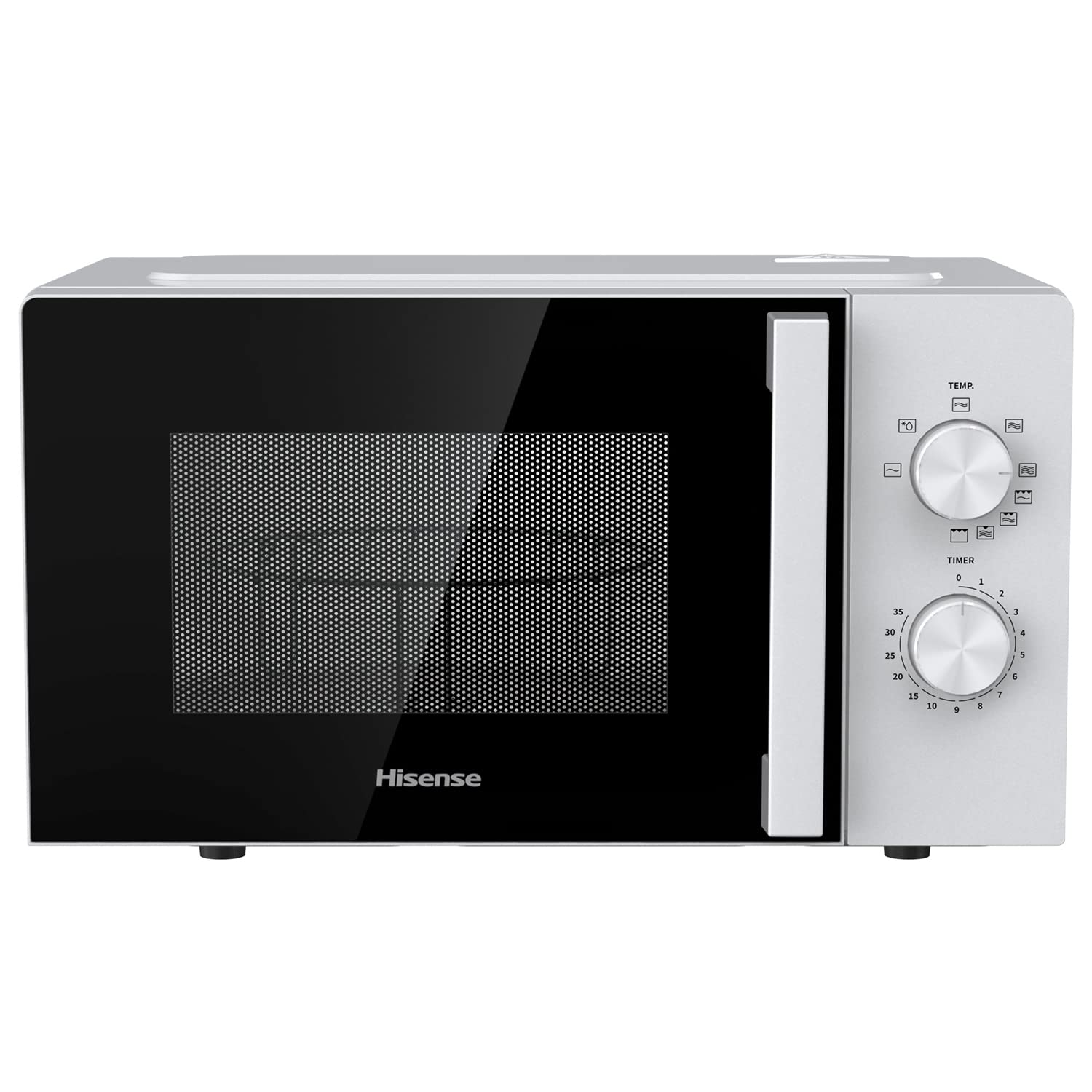 Hisense H20MOWP1HG - Forno a Microonde con Grill 20L, Bianco