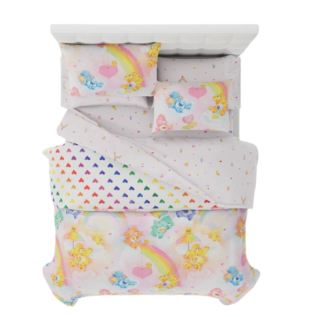 Franco Set Trapunta e Lenzuola, Microfibra, Care Bears, Queen