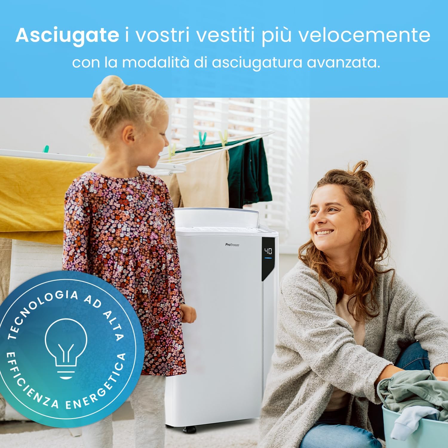 Pro Breeze Deumidificatore a Compressore 20L/giorno - immagine 4