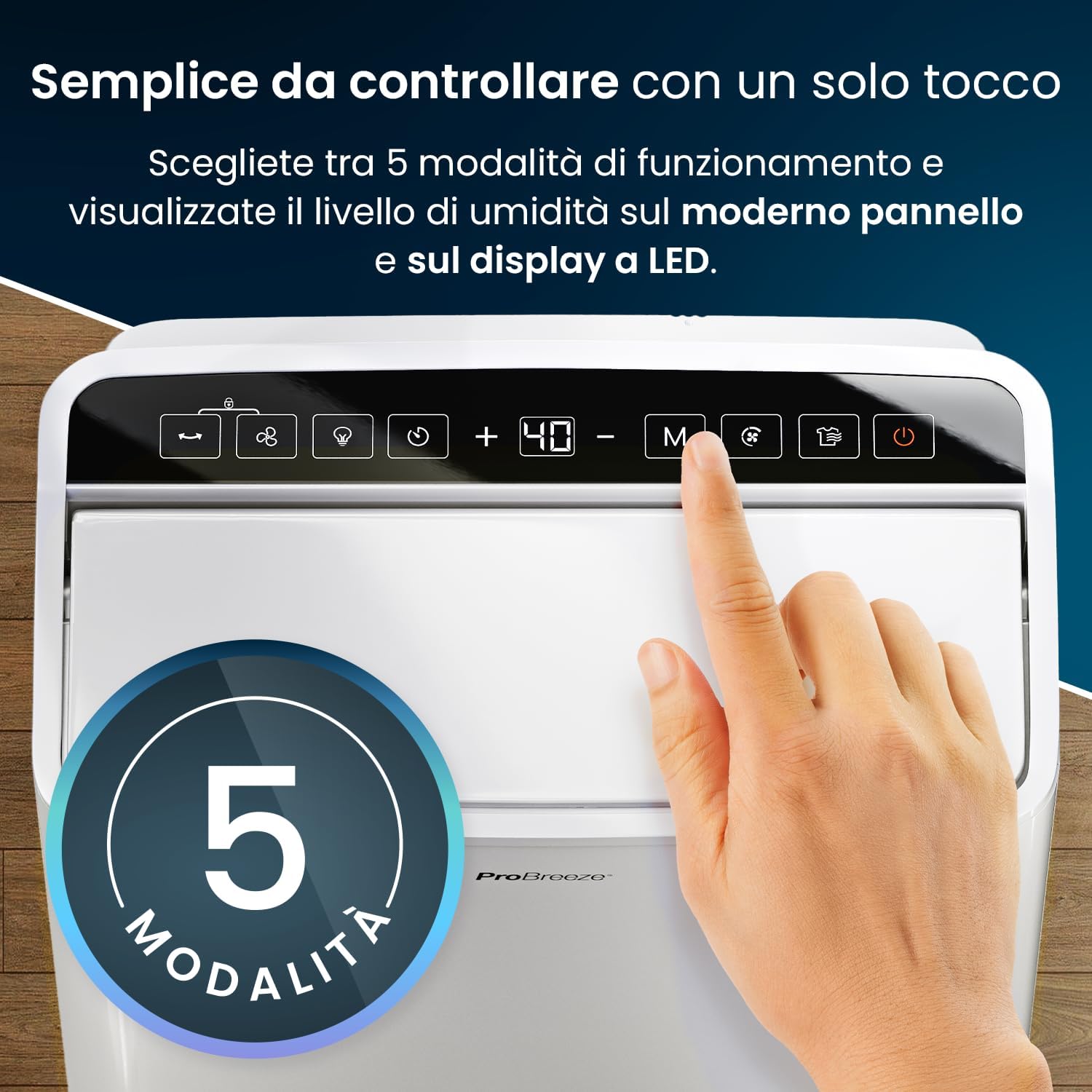 Pro Breeze Deumidificatore a Compressore 20L/giorno - immagine 5