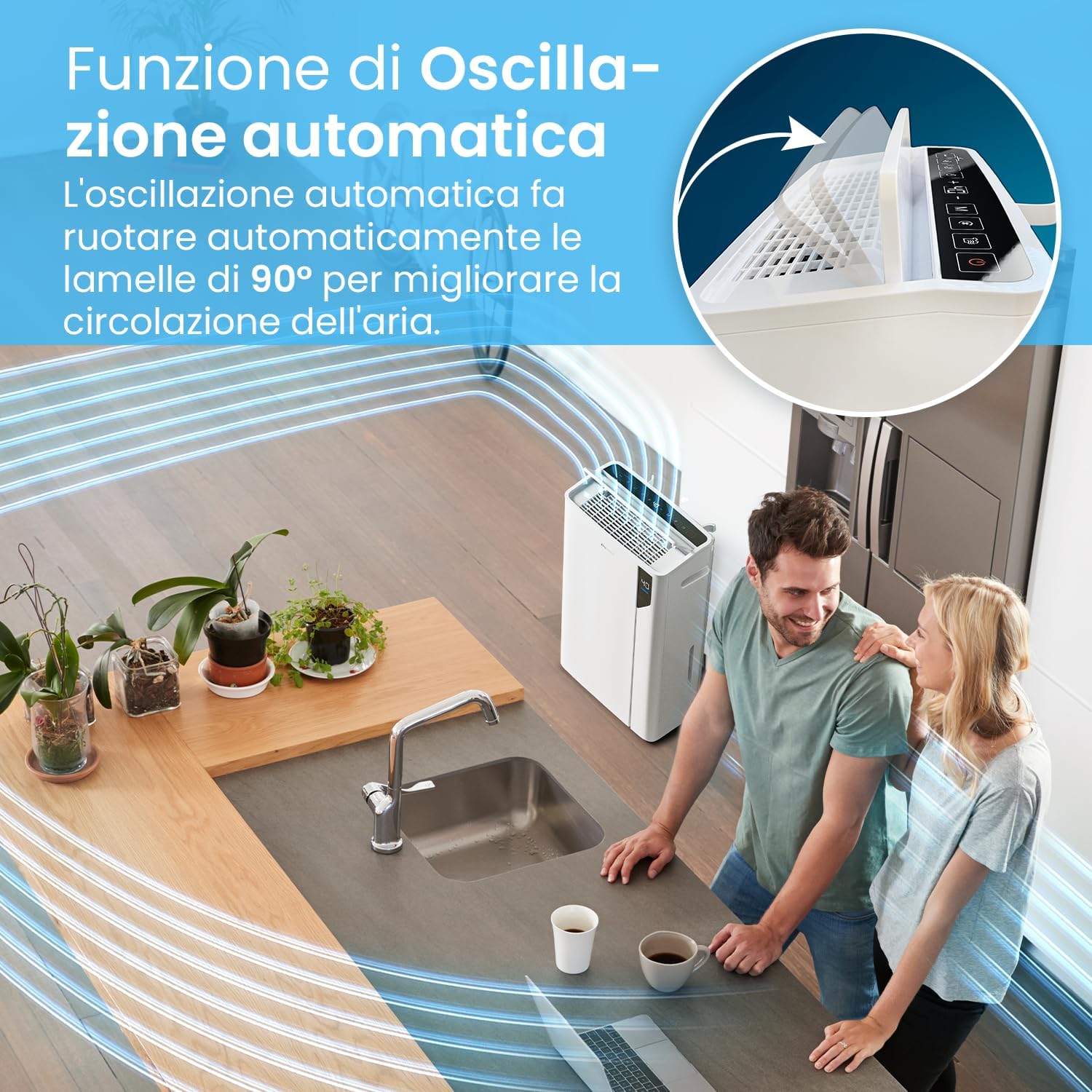 Pro Breeze Deumidificatore a Compressore 20L/giorno - immagine 6