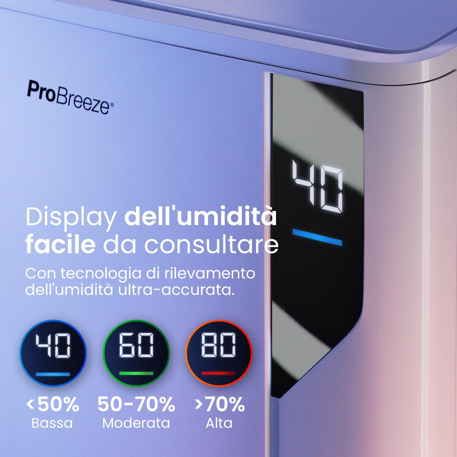 Pro Breeze Deumidificatore a Compressore 20L/giorno - immagine 7