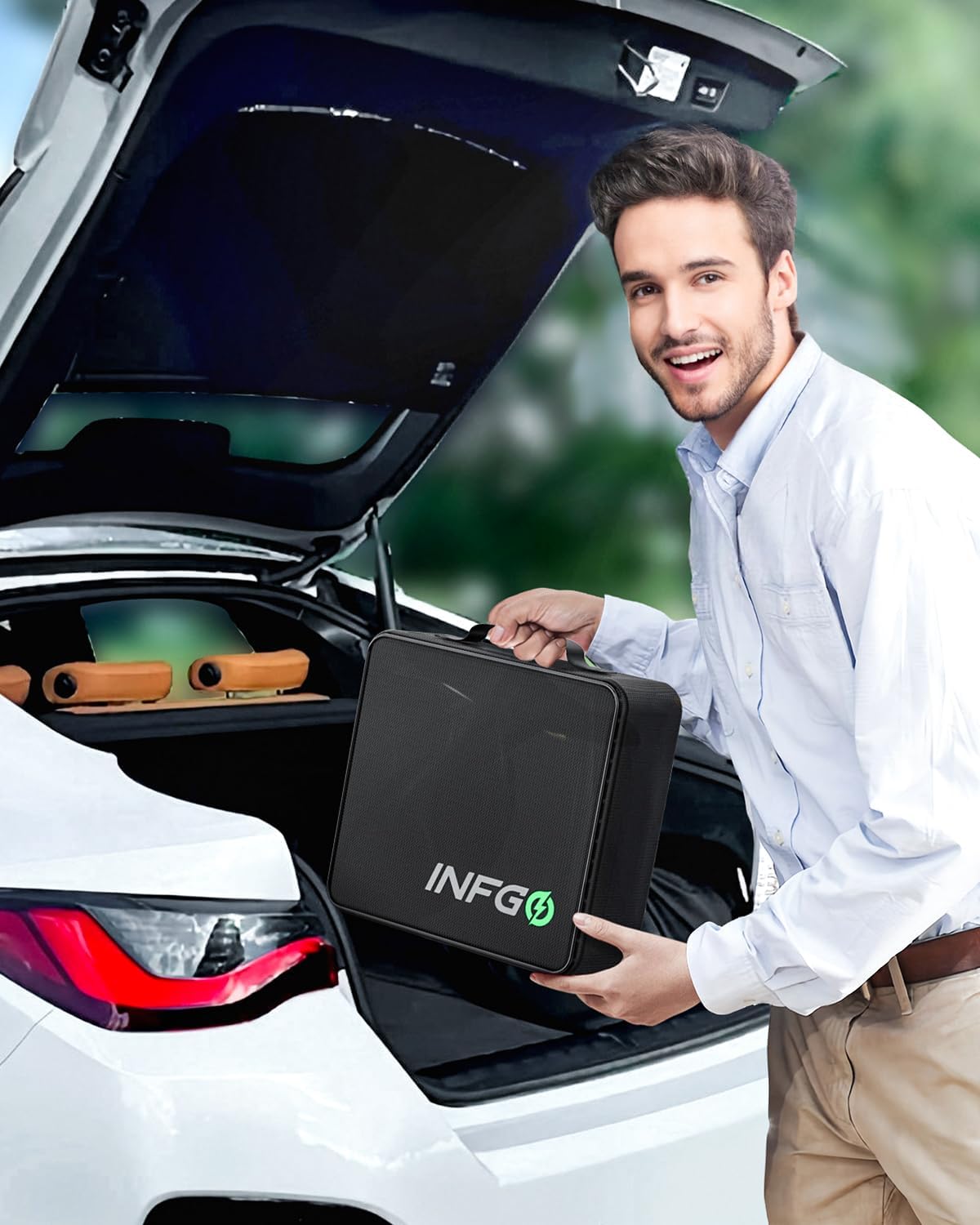 Mobile Wallbox 3,68 kW - Caricabatterie EV Tipo 2 Schuko - immagine 8