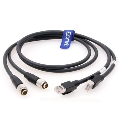 Eonvic Hirose - Connettori 8 pin a cavo RJ45 (2 pz)
