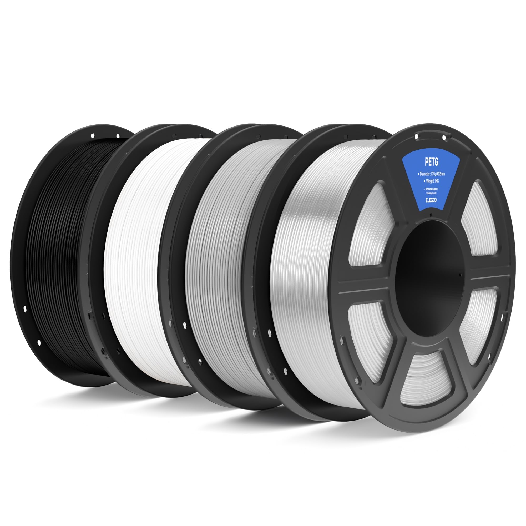 Elegoo PETG Filamento 1,75 mm 4KG per Stampante 3D