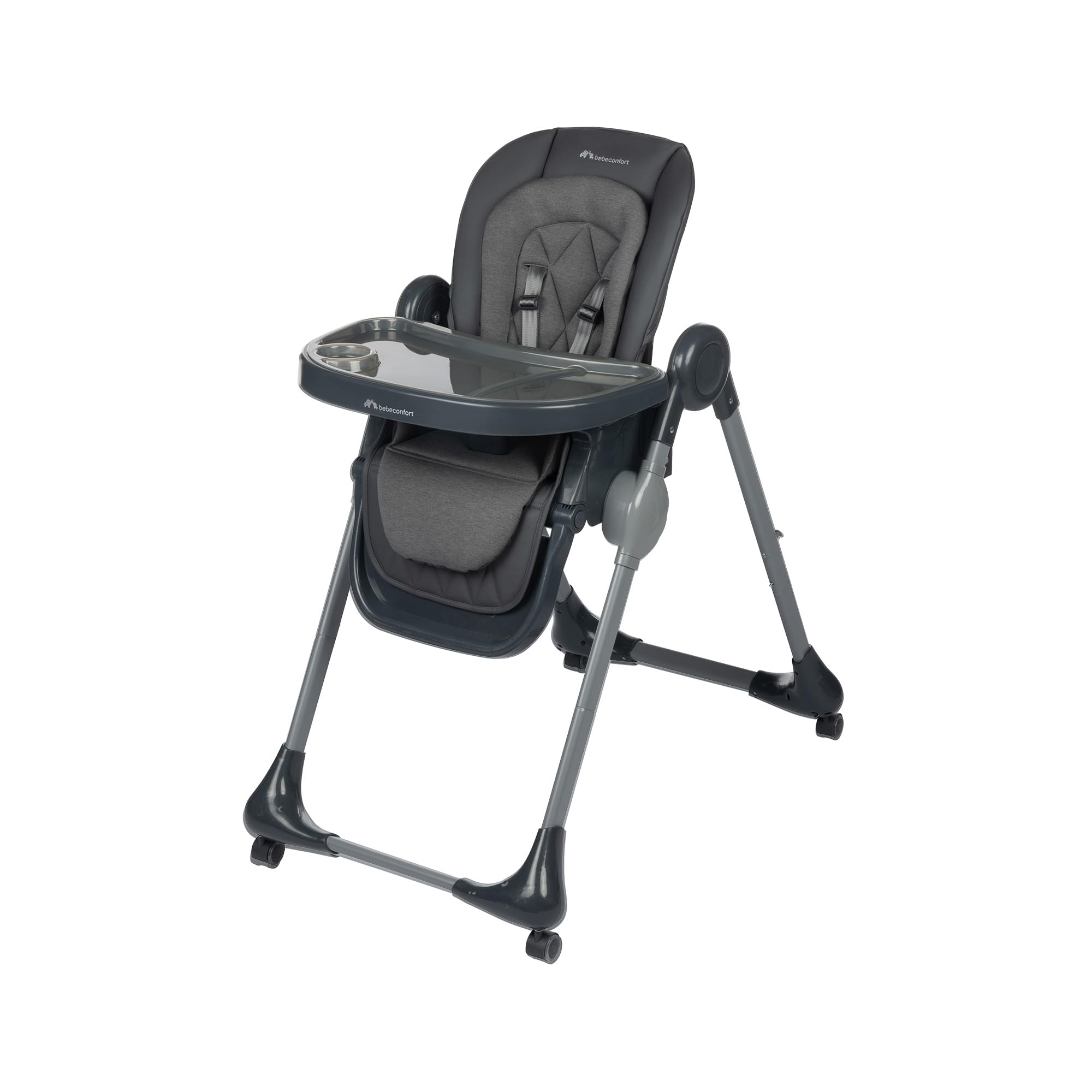 Bebeconfort Olea Seggiolone Pappa Pieghevole, Tinted Graphite