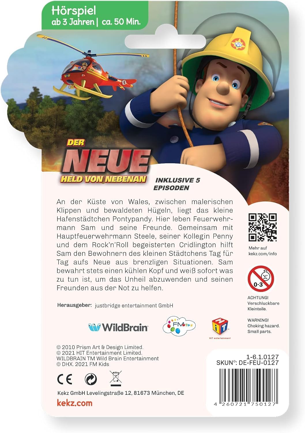 Kekz Starter Set Premium Blu - Cuffia con Pompiere Sam - immagine 5