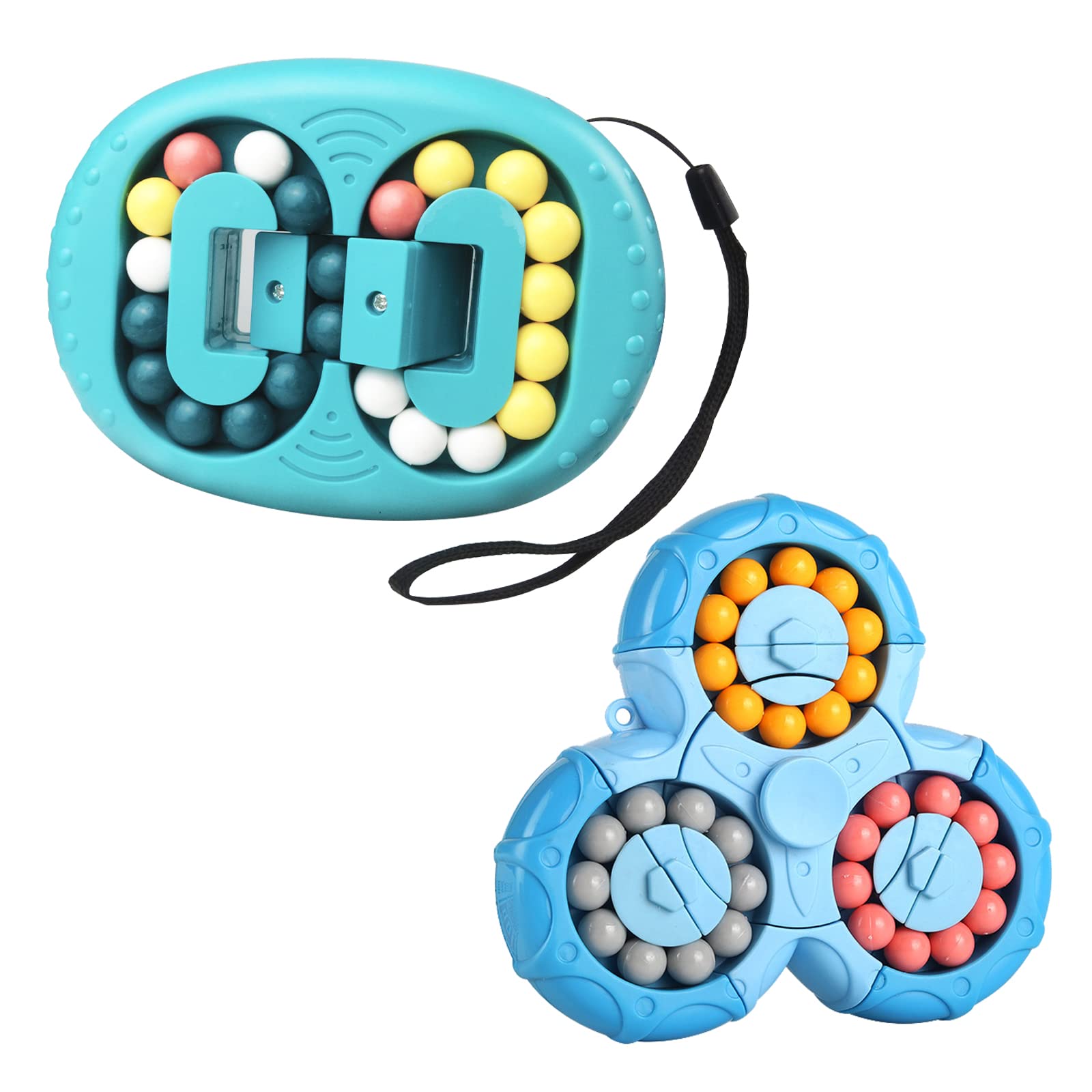 EACHHAHA Set 2 in 1 Magic Bean - Gioco di Abilità, Blu