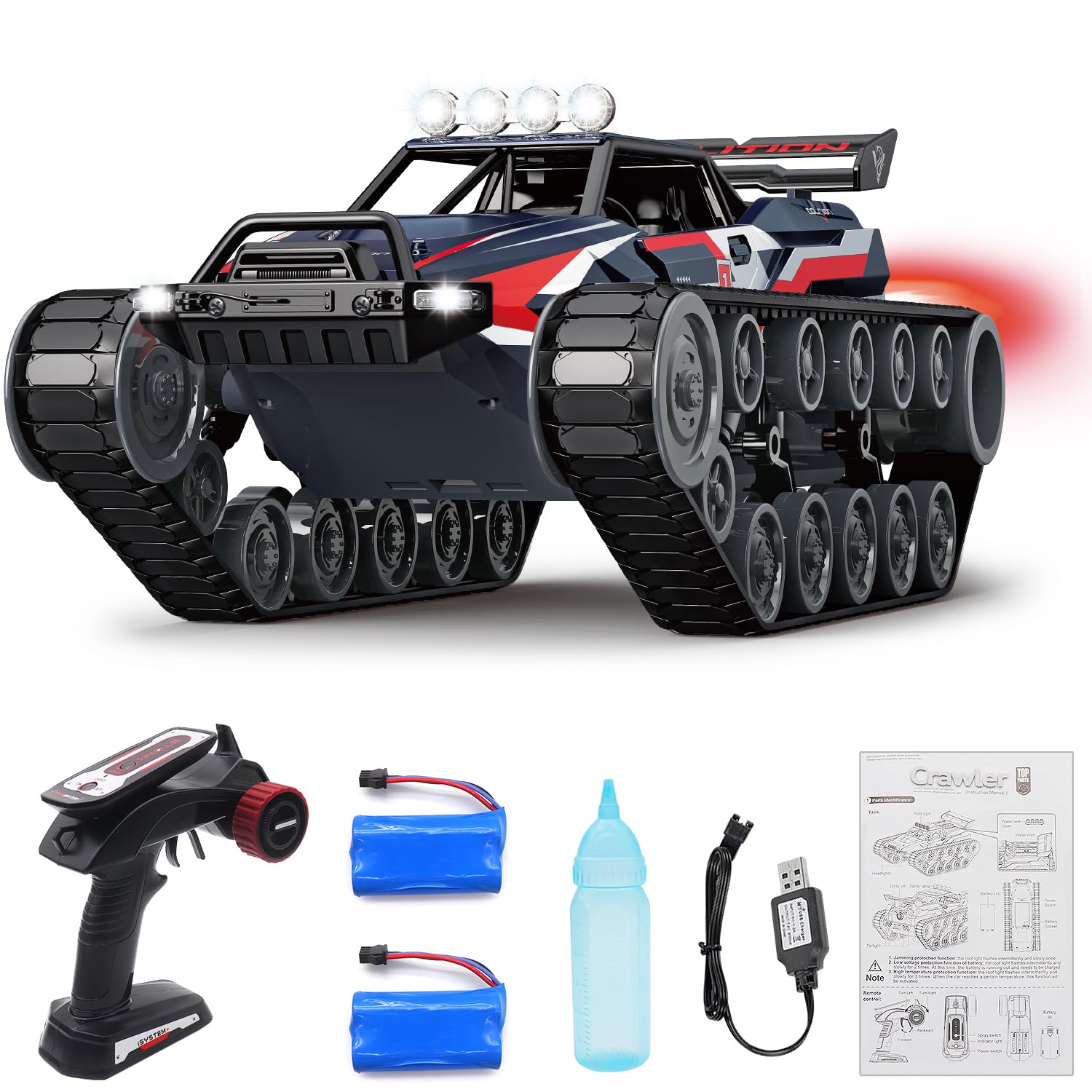 Mostop Serbatoio RC 1/12 Veicolo Militare Fuoristrada