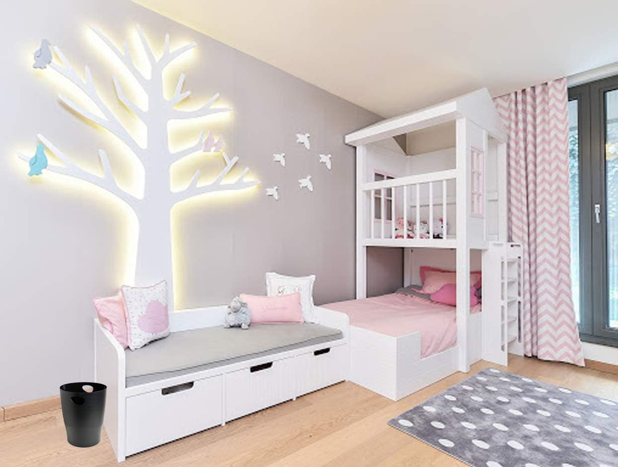 Exacompta ECOBIN - Cestino Gettacarte 15 Litri, Nero Opaco - immagine 5