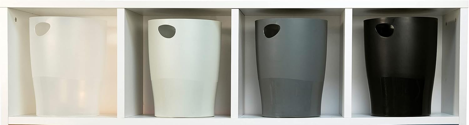 Exacompta ECOBIN - Cestino Gettacarte 15 Litri, Nero Opaco - immagine 6