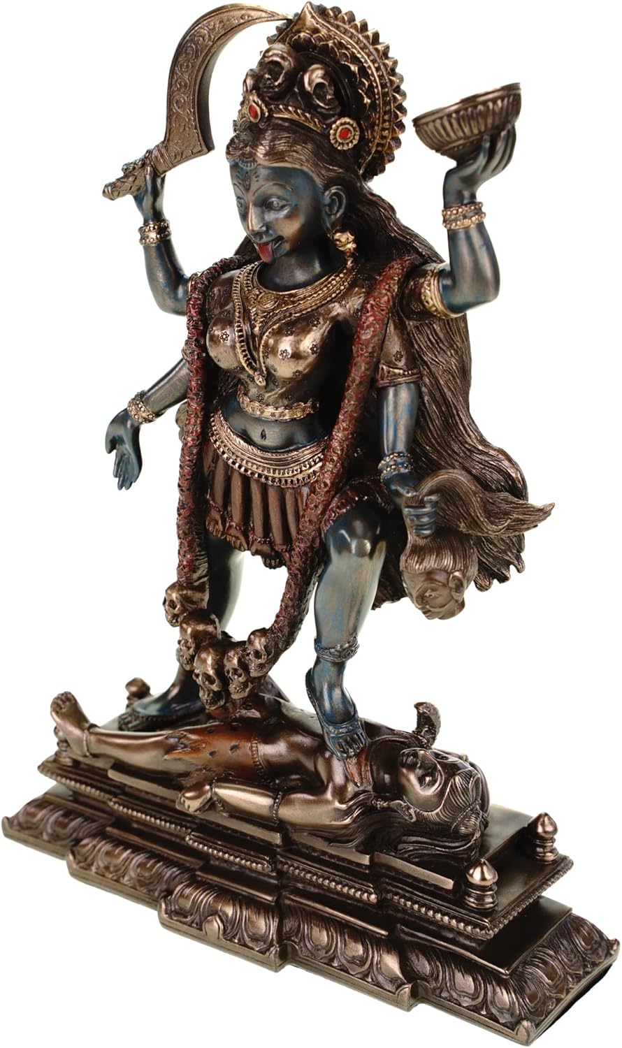 Veronese 708-7535 - Statuetta Kali Dea Indiana, 20cm - immagine 2