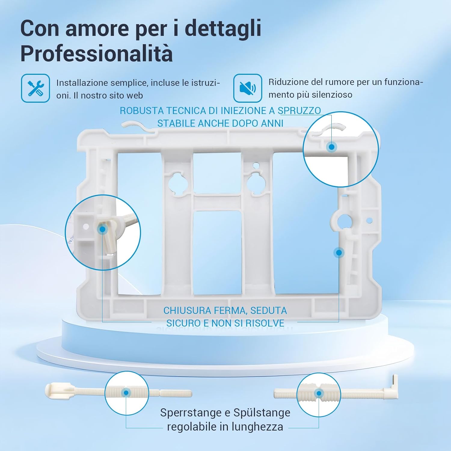 Placca di Comando WC Compatibile Geberit Sigma - immagine 5