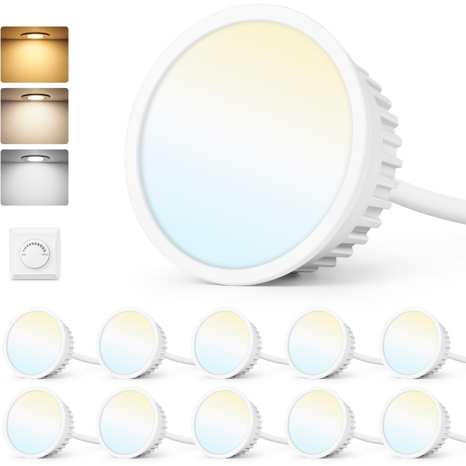 Modulo LED 230V Ultrapiatto ø50x23mm per Faretti - 5W