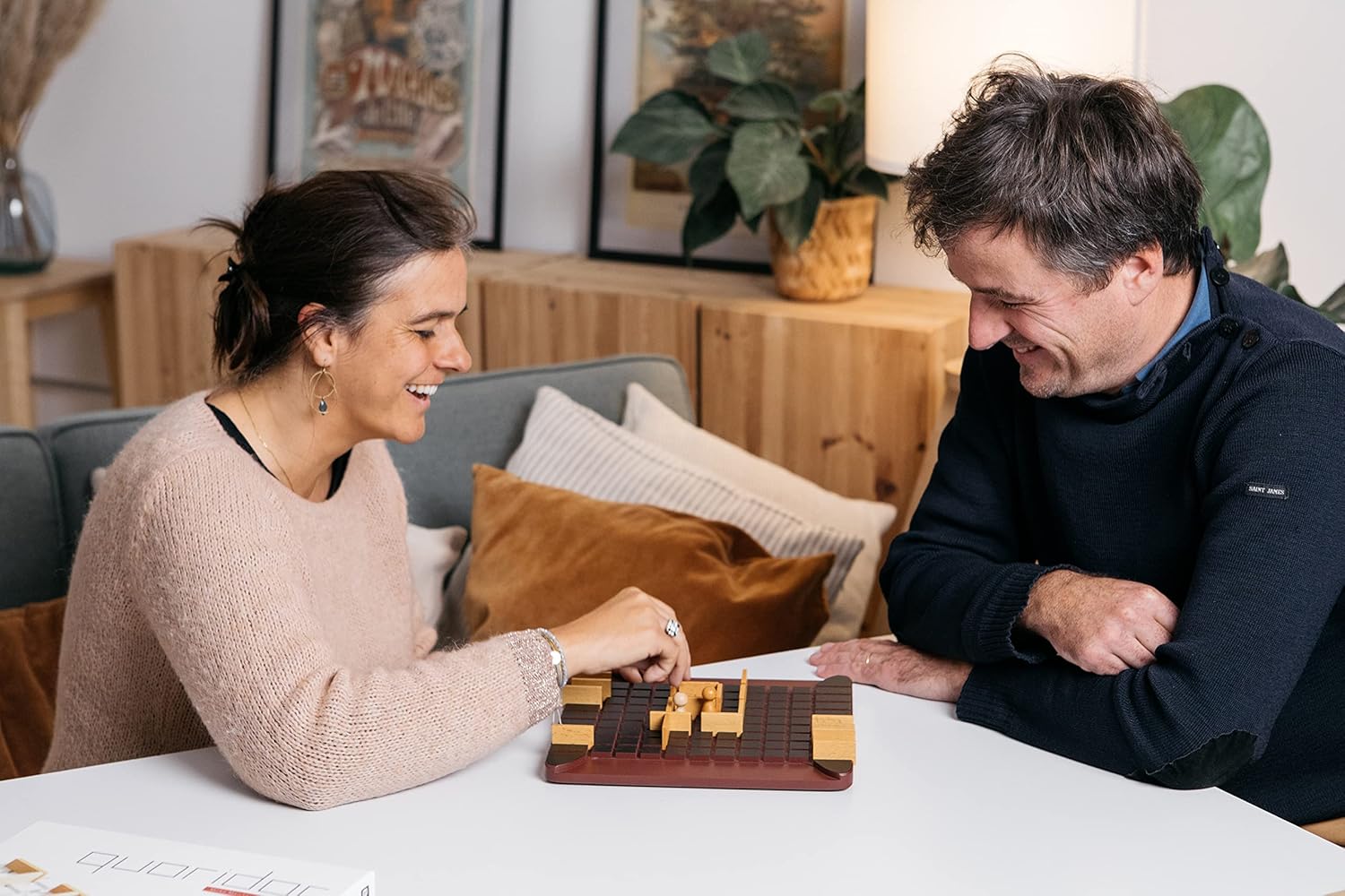 Quoridor Classic FR, 2-4 giocatori, Marrone, Beige - immagine 3