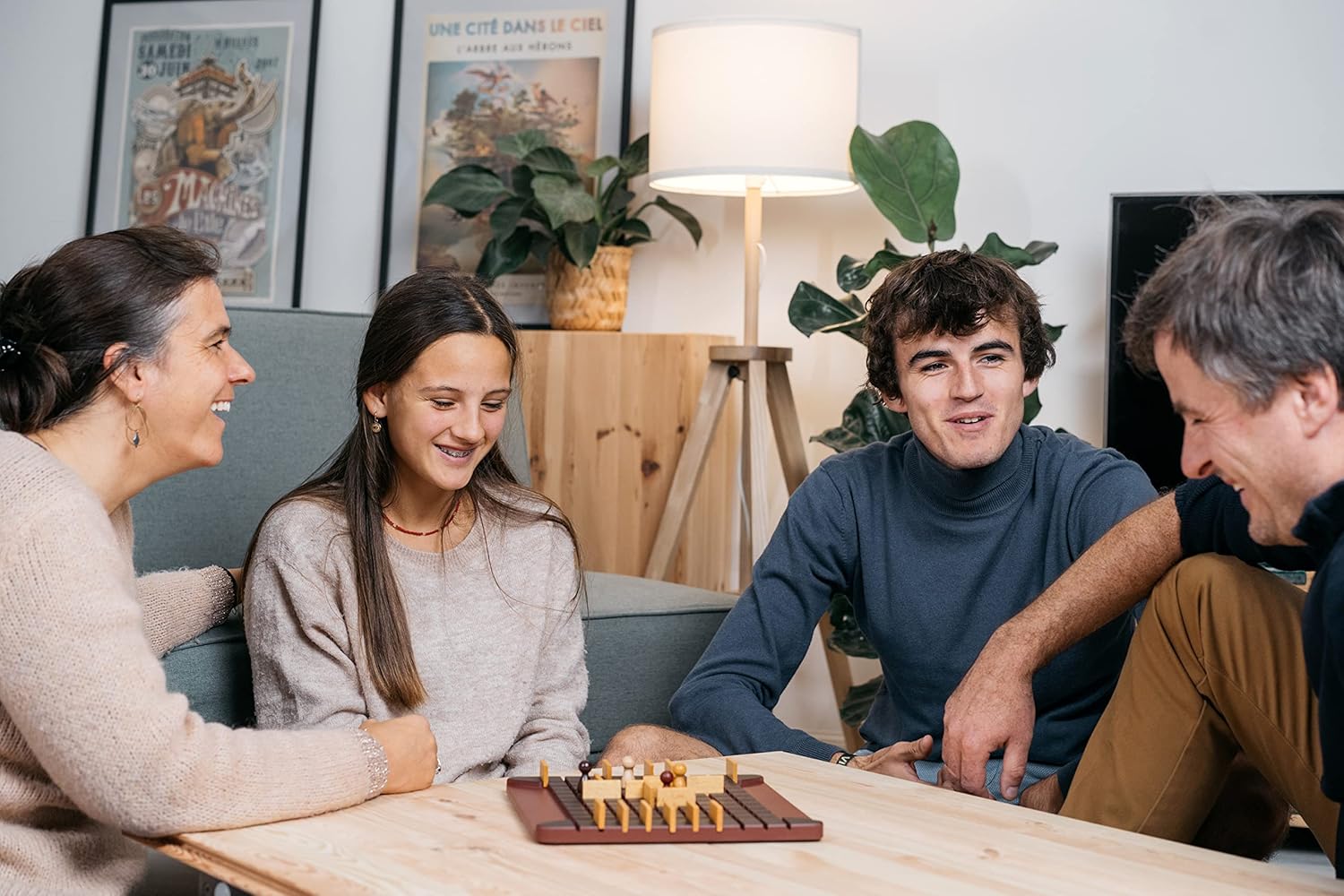 Quoridor Classic FR, 2-4 giocatori, Marrone, Beige - immagine 4