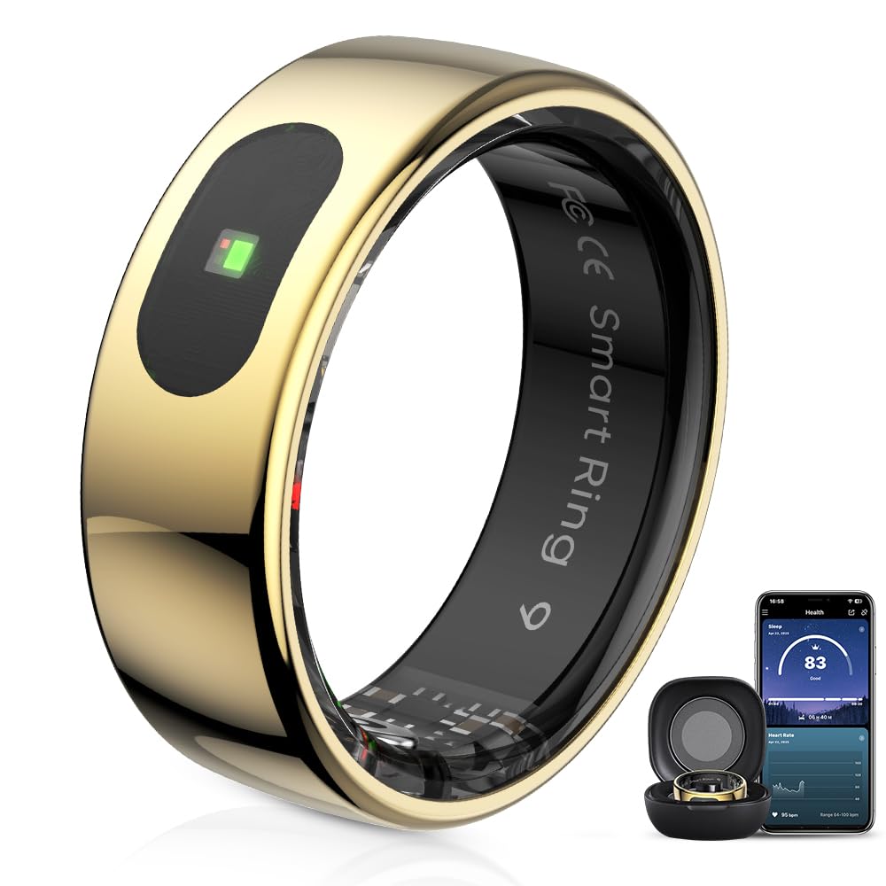 LED Touch Smart Ring Fitness Tracker 5 ATM Impermeabile
