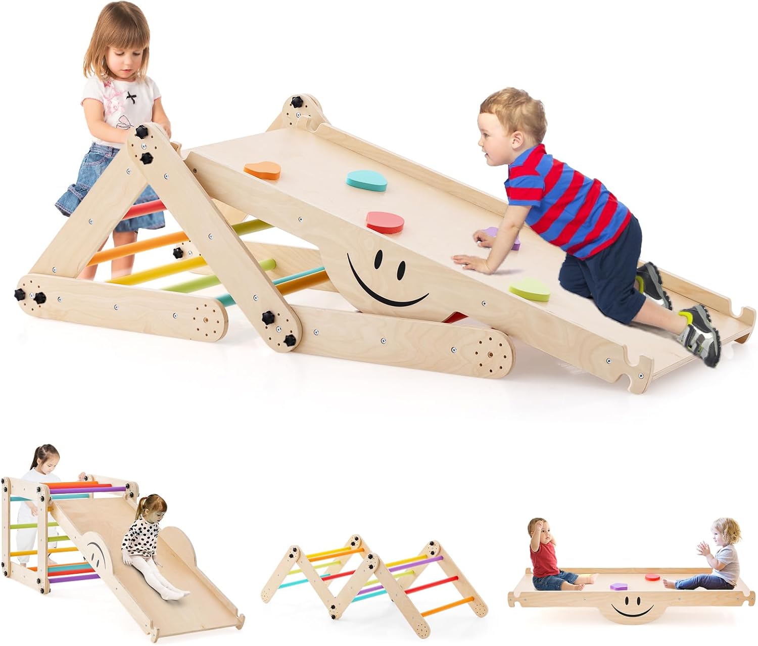 Costway Telaio da Arrampicata per Interni - immagine 1