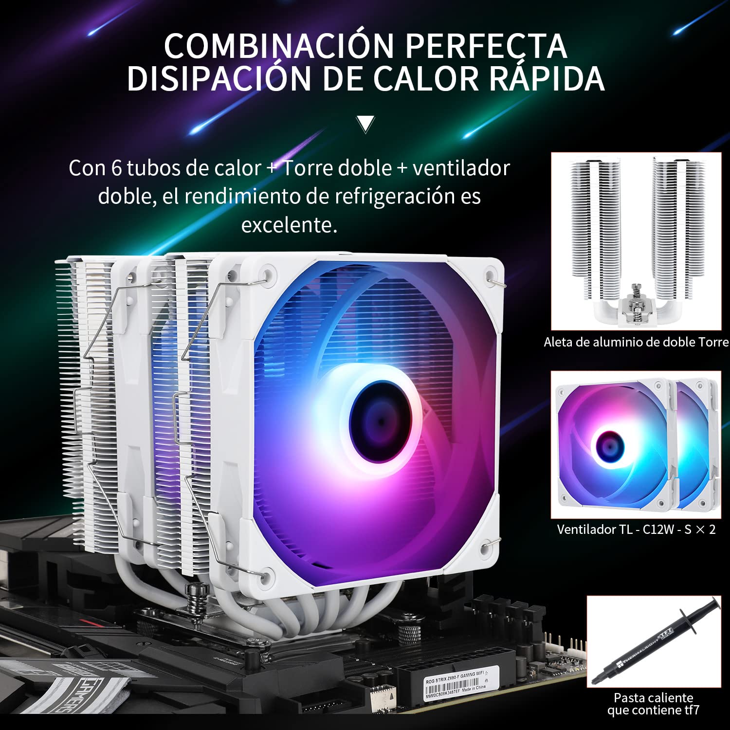 Thermalright Peerless Assassin 120 ARGB CPU Air Cooler - immagine 4