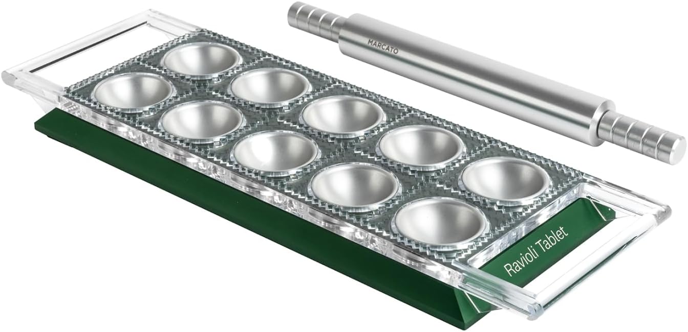 Marcato Stampo per Ravioli - Ravioli Tablet, Verde