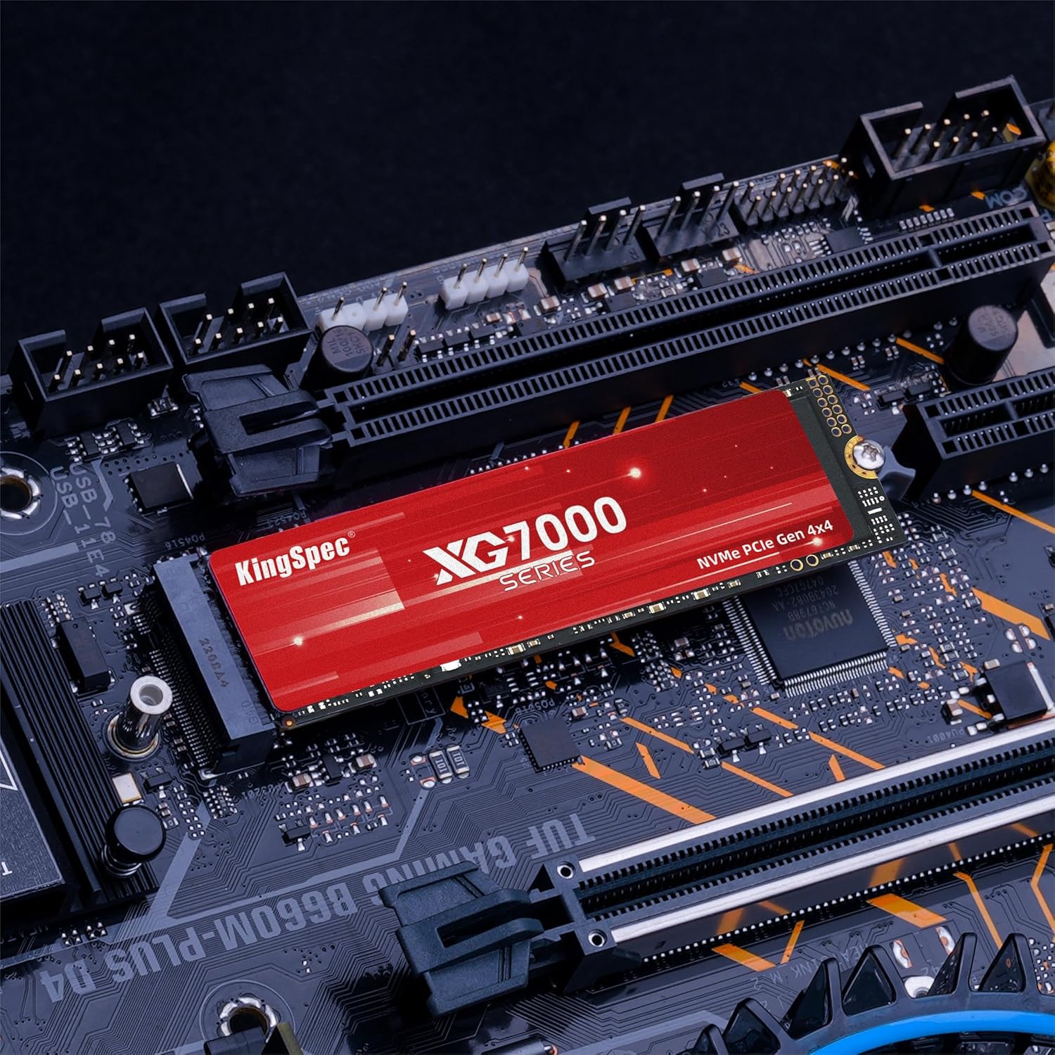 Kingspec 1TB PCIe4.0 M.2 2280 NVMe SSD - immagine 4