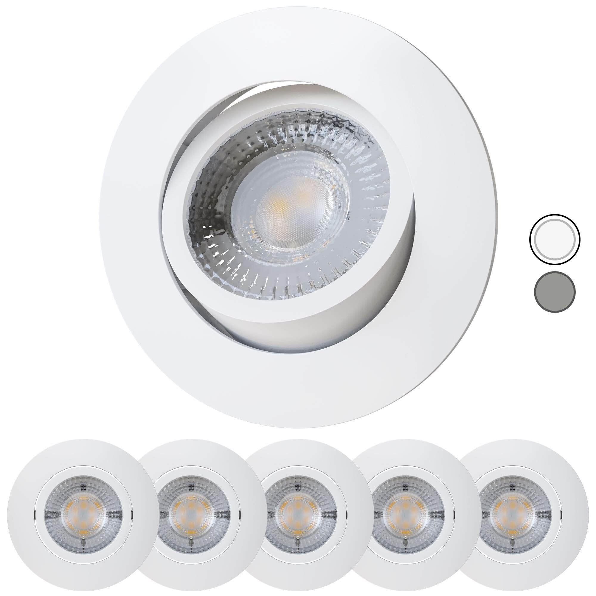 Scandinavian home - Set 6 Faretti LED Incasso 4,3W