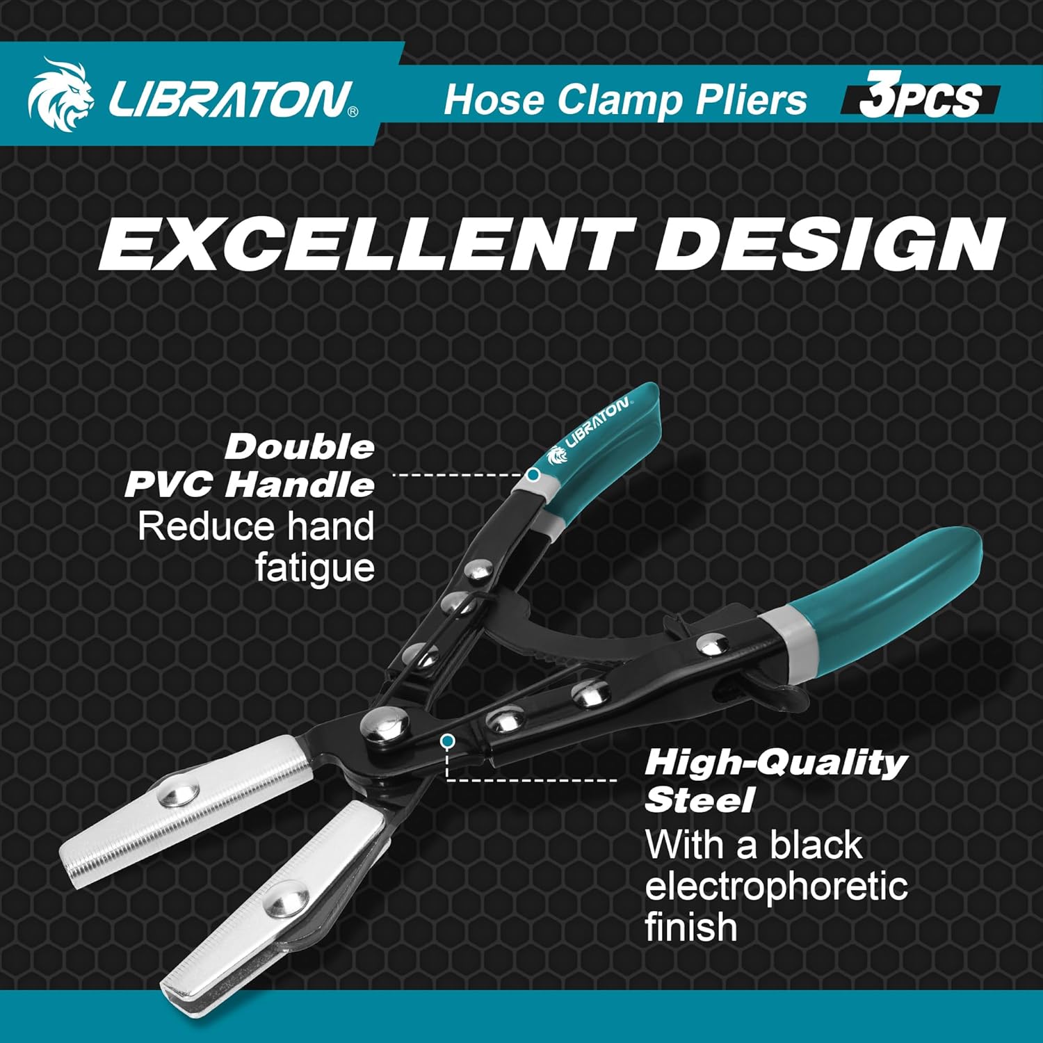 Libraton Pinza Stringitubo a Cricchetto, 3 Pezzi - immagine 6