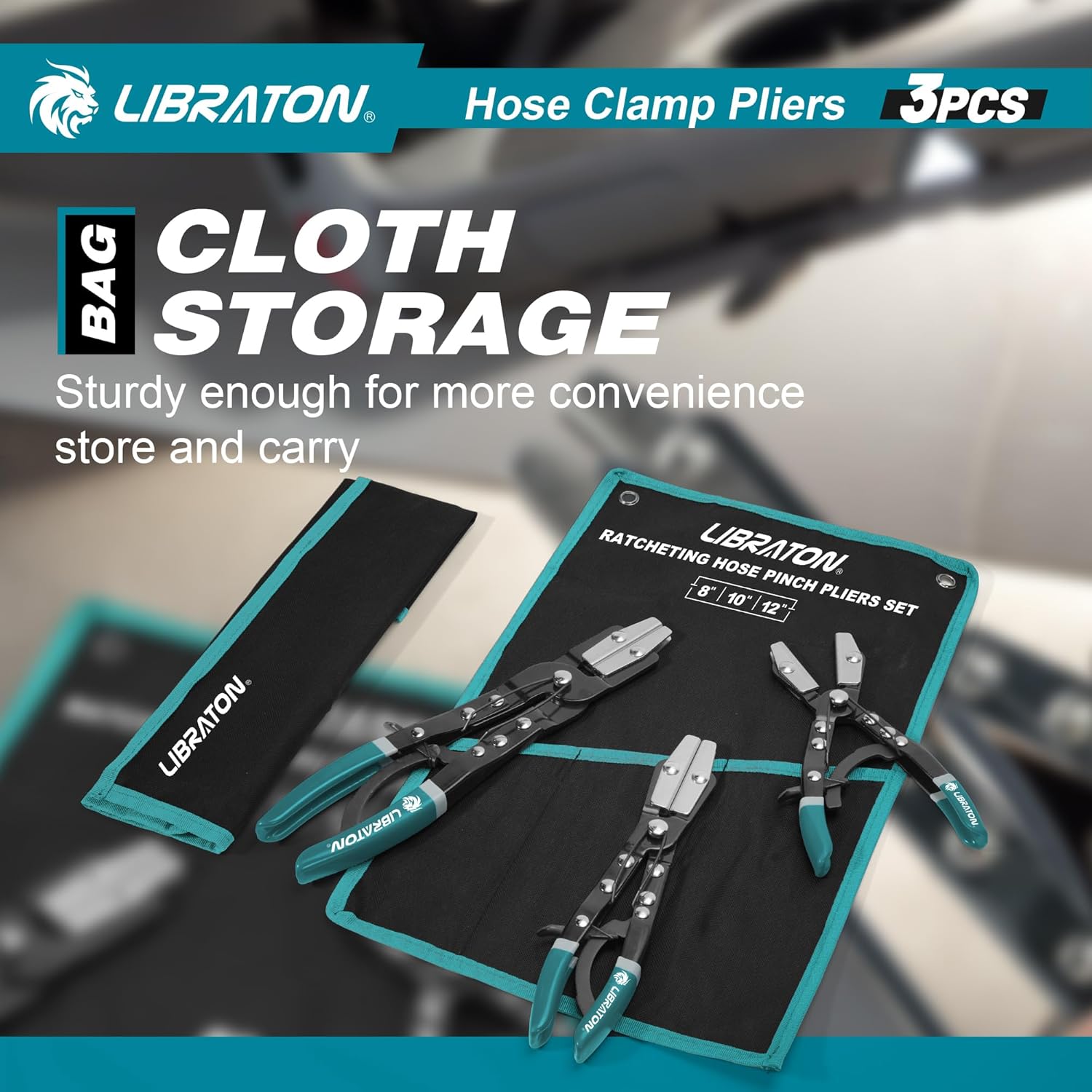 Libraton Pinza Stringitubo a Cricchetto, 3 Pezzi - immagine 7