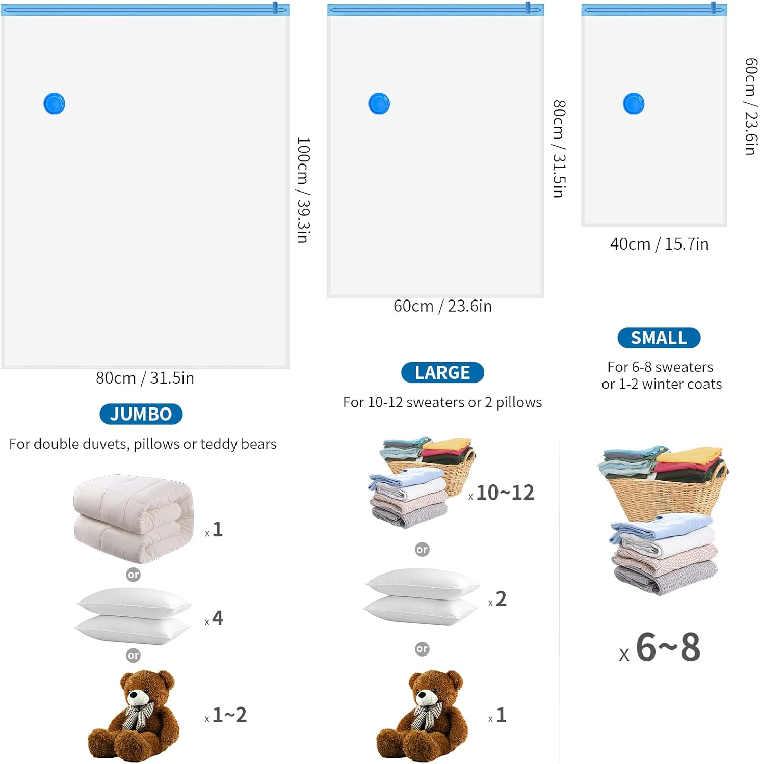 Set 6 Sacchi Sottovuoto con Pompa Elettrica - immagine 2