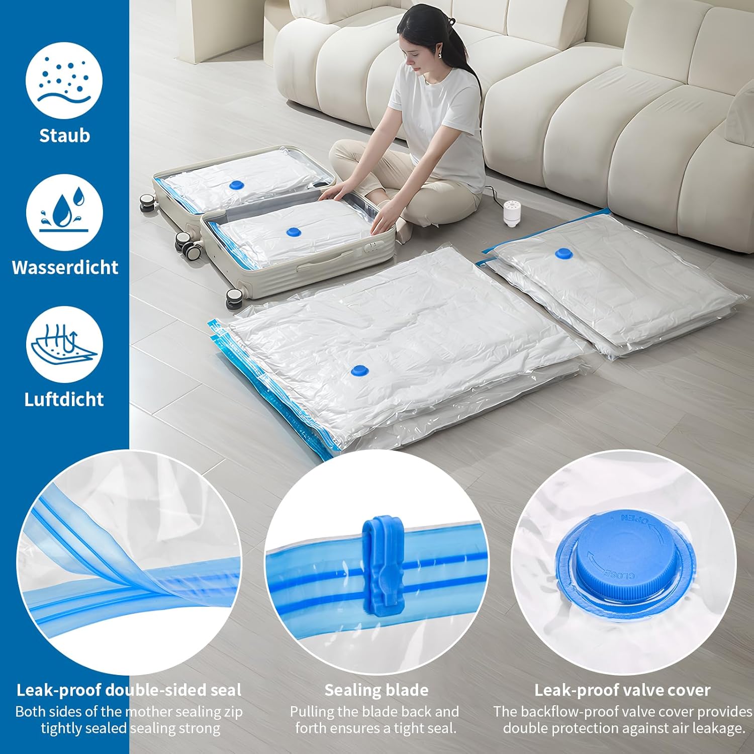 Set 6 Sacchi Sottovuoto con Pompa Elettrica - immagine 4