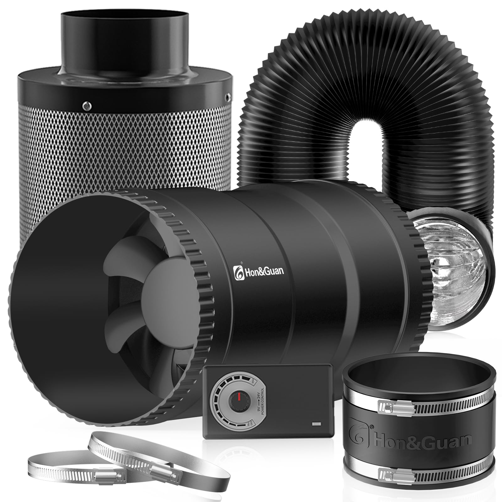 Hon&Guan Set Ventilazione 100mm 221 m³/h