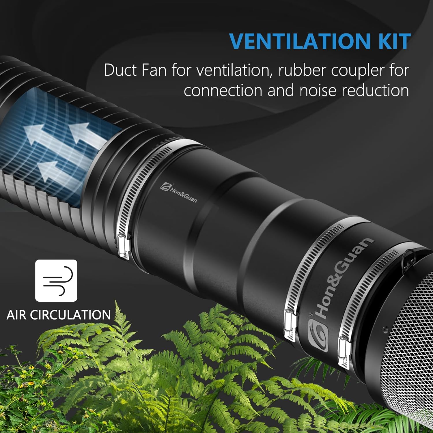 Hon&Guan Set Ventilazione 100mm 221 m³/h - immagine 7