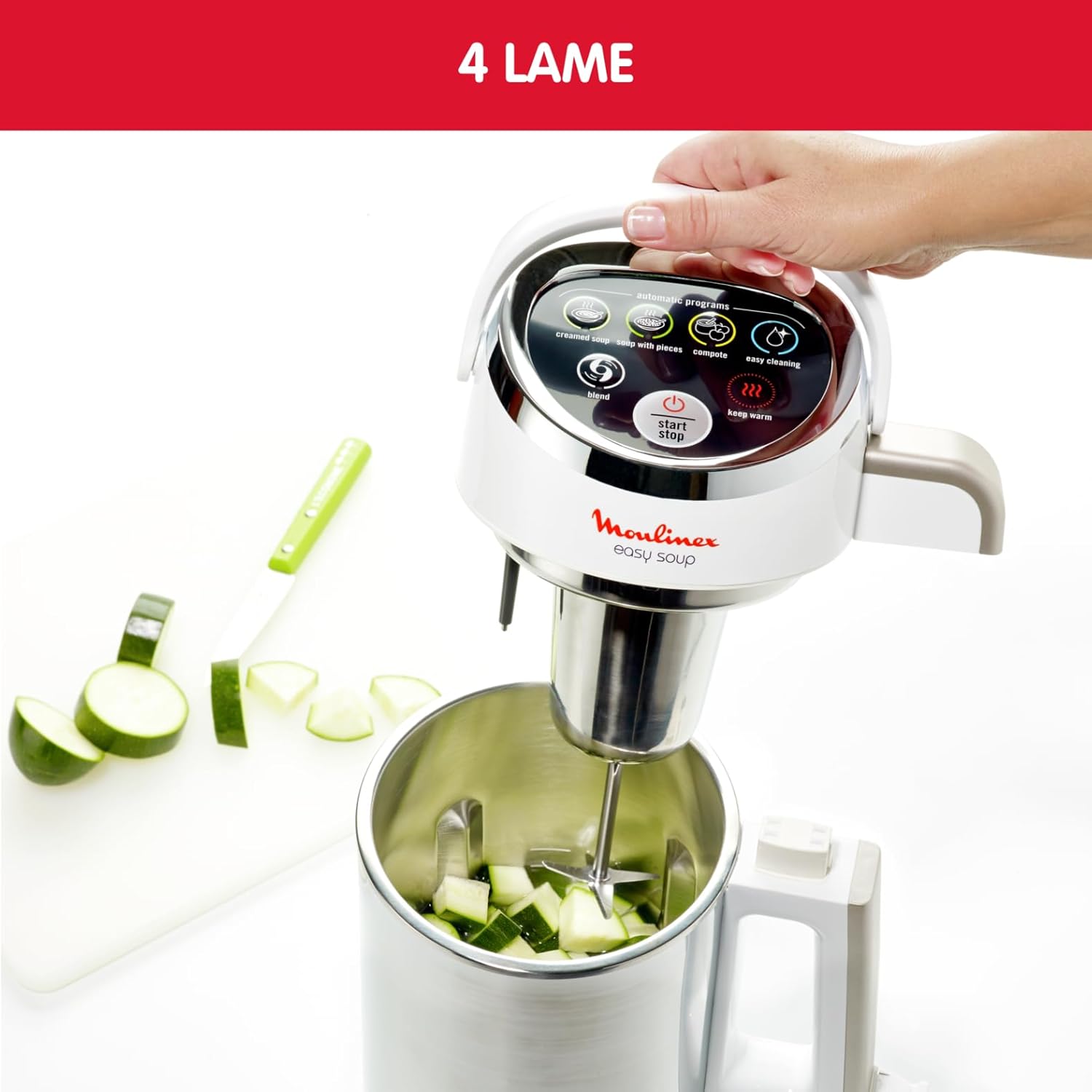 Moulinex LM841110 Easy Soup - Soup Maker 1.2 Litri - immagine 2